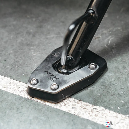 Zana Side Stand Extender For TVS Apache RTX 300 (Aluminium & Stainless Steel) - ZI-8755