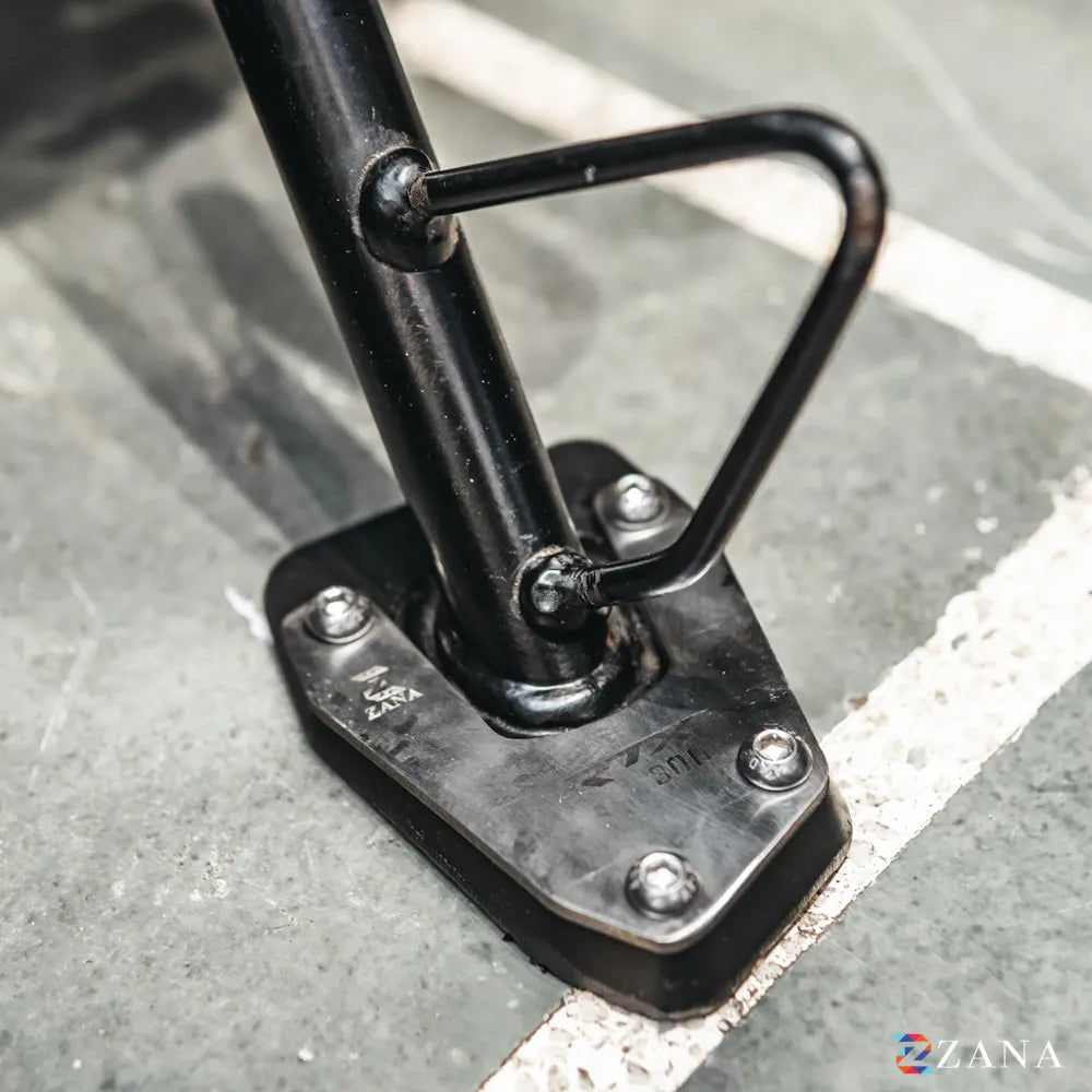 Zana Side Stand Extender For TVS Apache RTX 300 (Aluminium & Stainless Steel) - ZI-8755