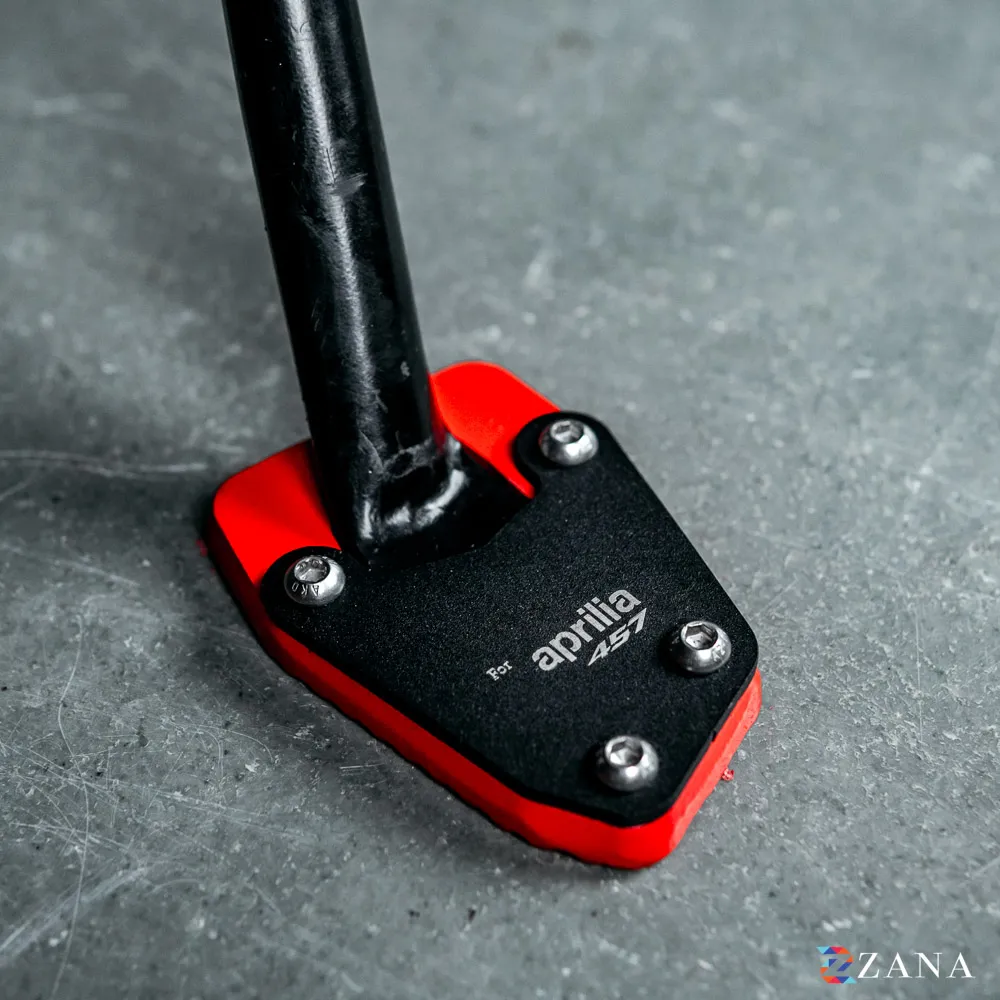 Zana Side Stand Extender (VMC) for Aprilia Tuono 457 – Bash Red & Top Black – ZI-8652