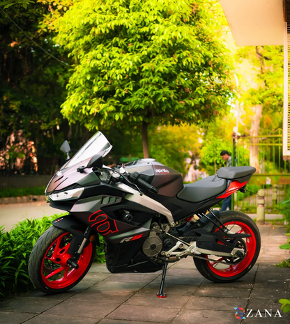 Zana Side Stand Extender (VMC) for Aprilia Tuono 457 – Bash Red & Top Black – ZI-8652