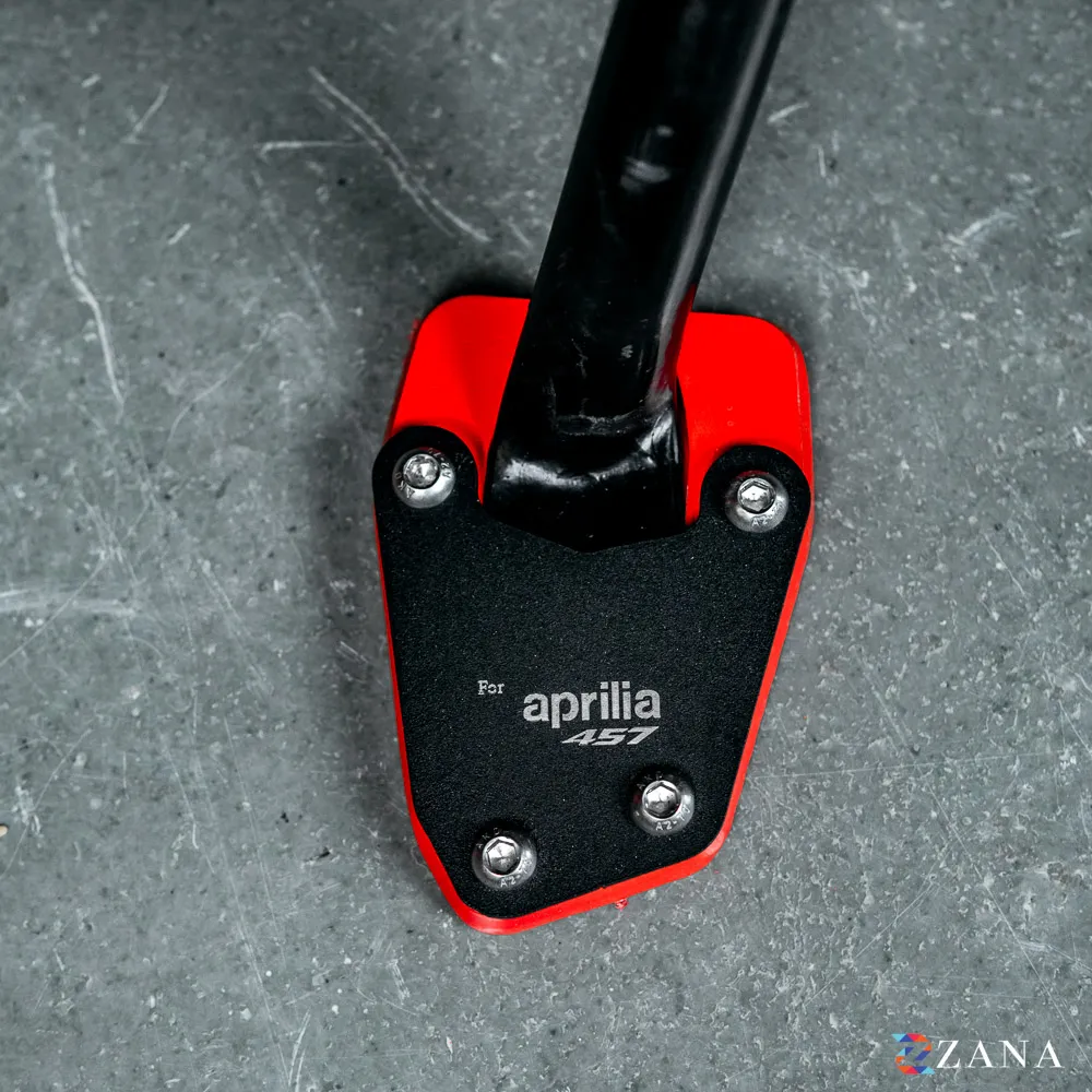 Zana Side Stand Extender (VMC) for Aprilia Tuono 457 – Bash Red & Top Black – ZI-8652