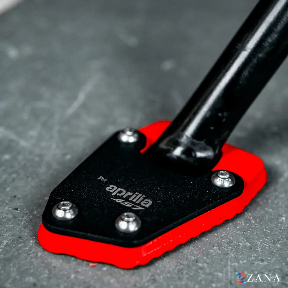 Zana Side Stand Extender (VMC) for Aprilia Tuono 457 – Bash Red & Top Black – ZI-8652