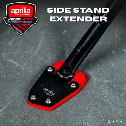 Zana Side Stand Extender for Aprilia RS 457 – Bash Red &amp; Top Black (VMC) – ZI-8652
