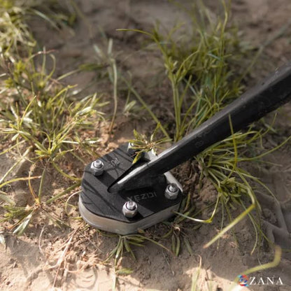 Zana Side Stand Extenders For Yezdi Adventure 2025 (Aluminium & Stainless Steel)-ZI-8673