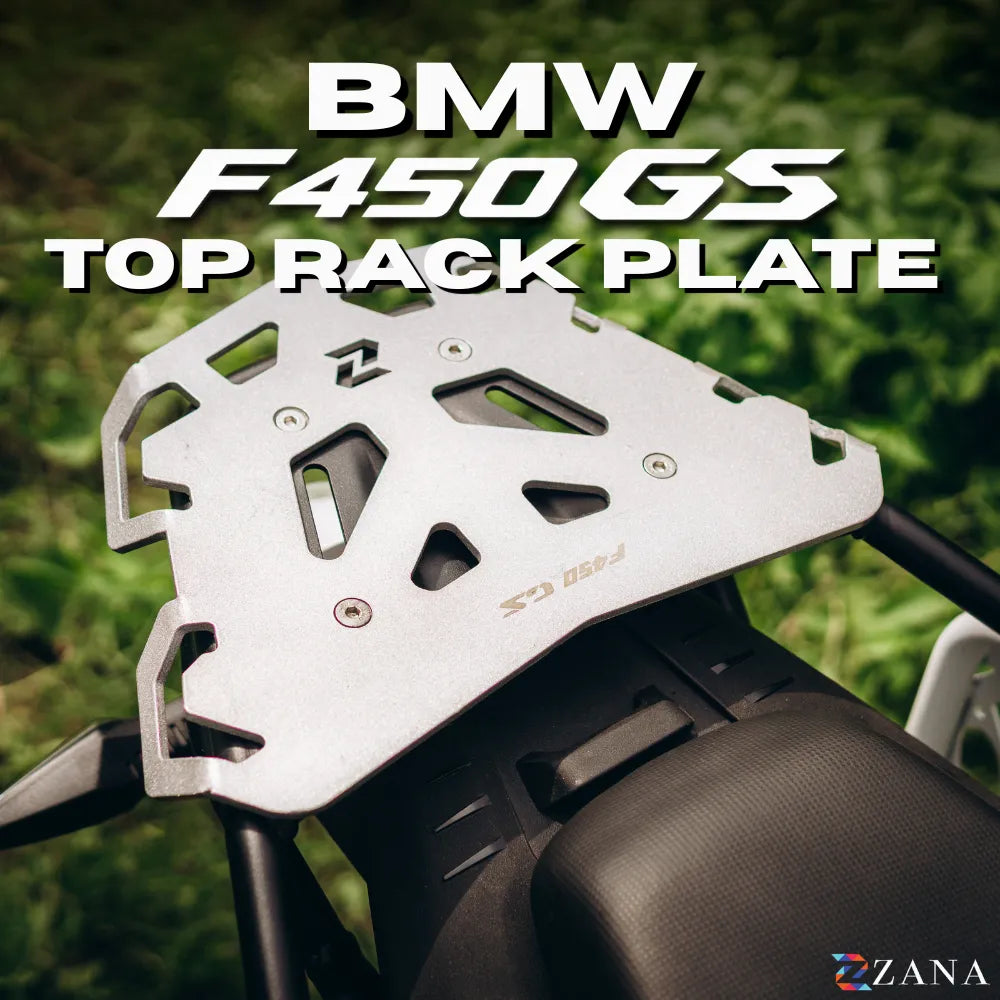Zana Top Rack Plate Aluminum Silver For BMW F 450 GS - ZI-8784