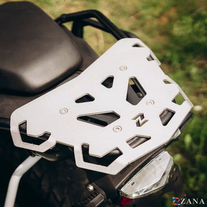 Zana Top Rack Plate Aluminum Silver For BMW F 450 GS - ZI-8784
