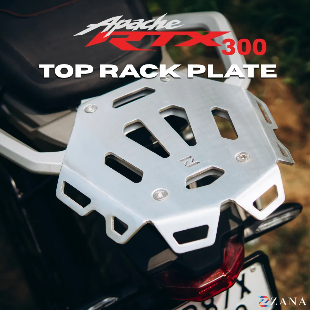 Zana Top Rack Plate For Apache RTX 300 ( Aluminium, Silver ) - ZI-8775