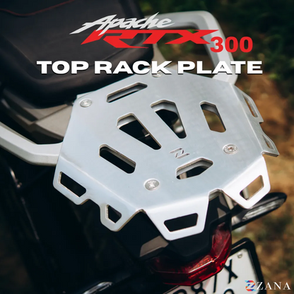 Zana Top Rack Plate For Apache RTX 300 ( Aluminium, Silver ) - ZI-8775