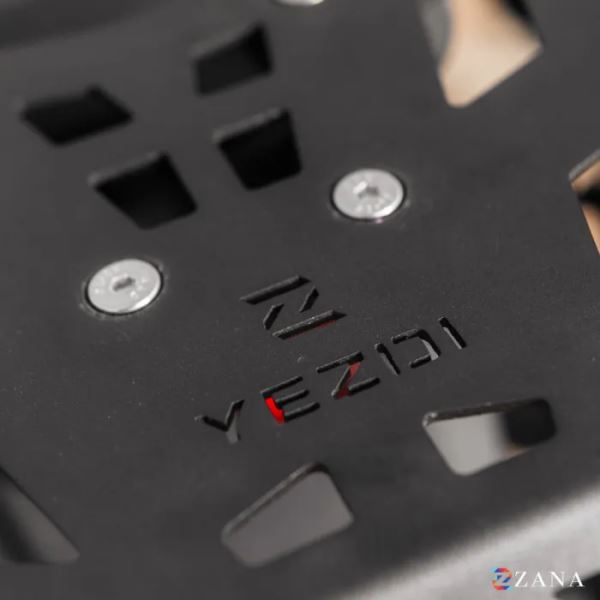 Zana Top Rack Plate For Yezdi Adventure 2025 (Black)-ZI-8670