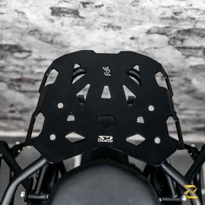 Zana Top Rack With Plate For BMW R 1300 GS (Black)-ZP-129