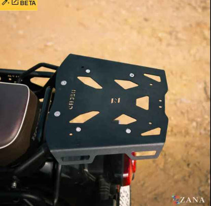 Zana Top Rack with MS Plate Black For Honda CB 350 2025-ZI-8683