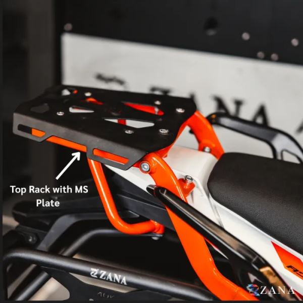 Zana Top Rack with MS Plate Orange For KTM ADV 390 2025-ZI-8568