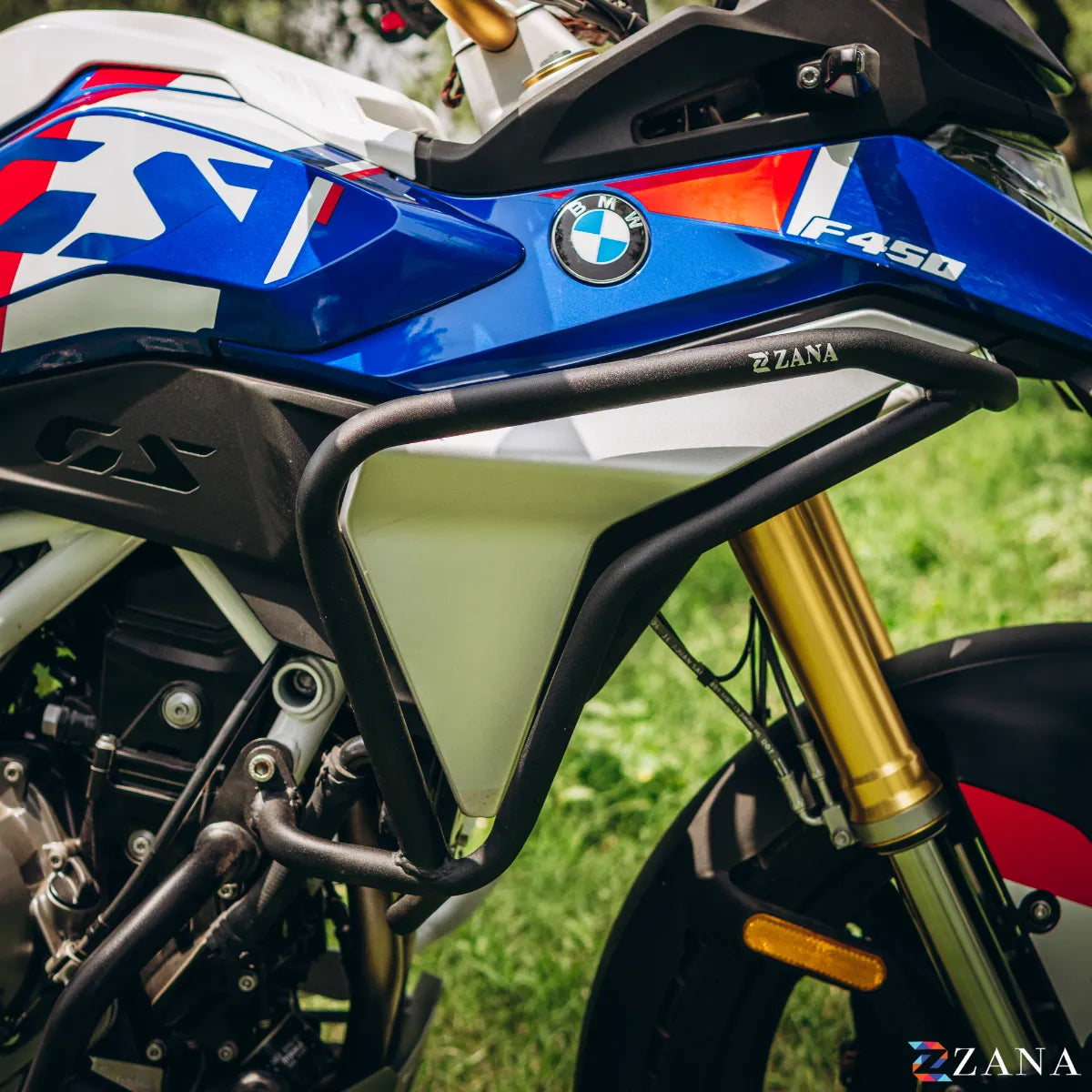 Zana Upper Crash Guard For BMW F 450 GS (Texture Black) - ZI-8778
