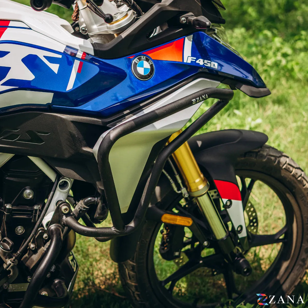 Zana Upper Crash Guard For BMW F 450 GS (Texture Black) - ZI-8778