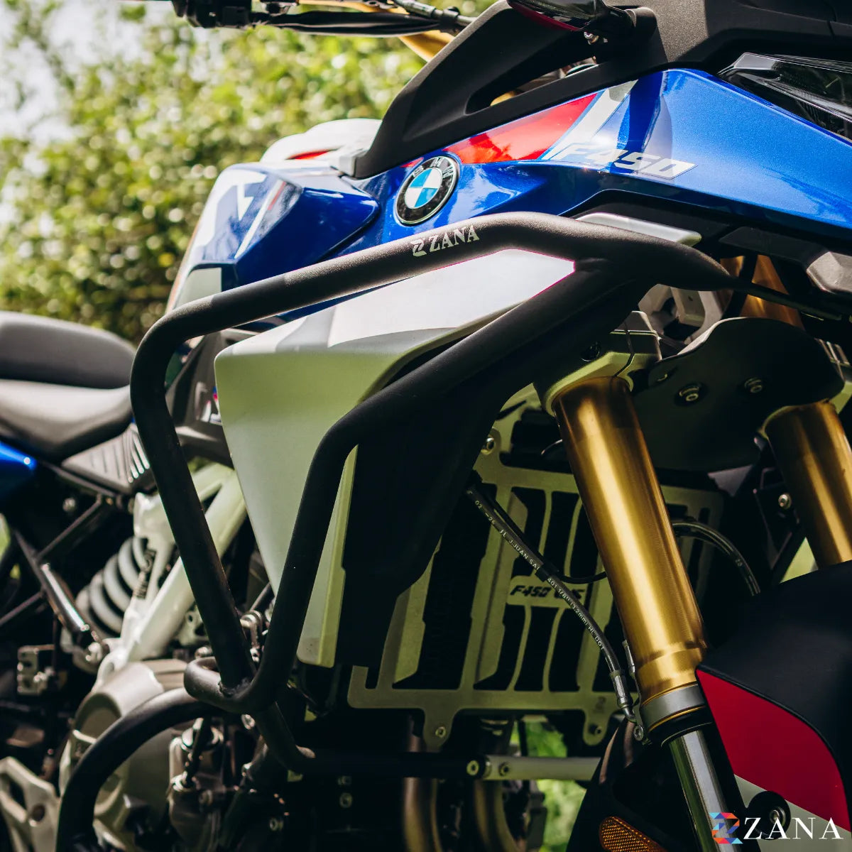 Zana Upper Crash Guard For BMW F 450 GS (Texture Black) - ZI-8778