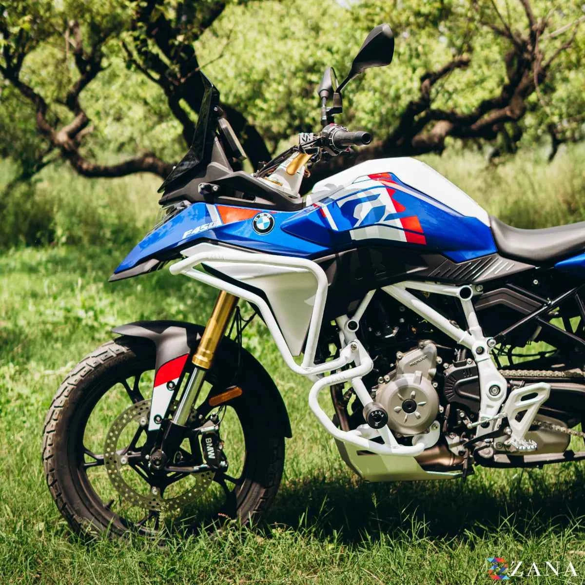 Zana Upper Crash Guard For BMW F 450 GS (White) - ZI-8779