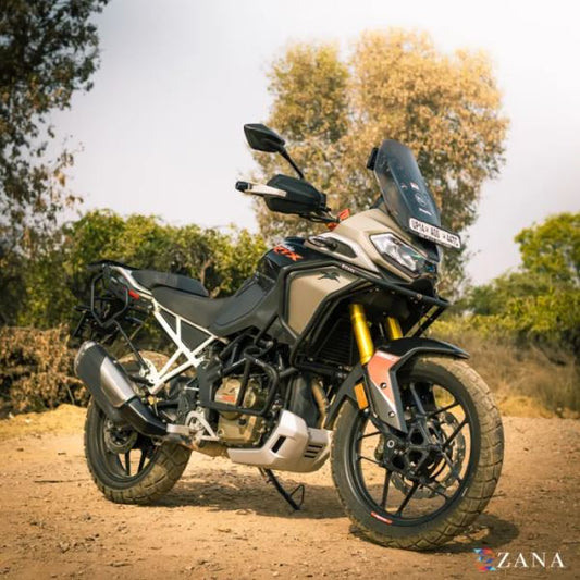 Zana Upper Fairing Guard (Black ) For TVS Apache RTX 300-ZI-8711