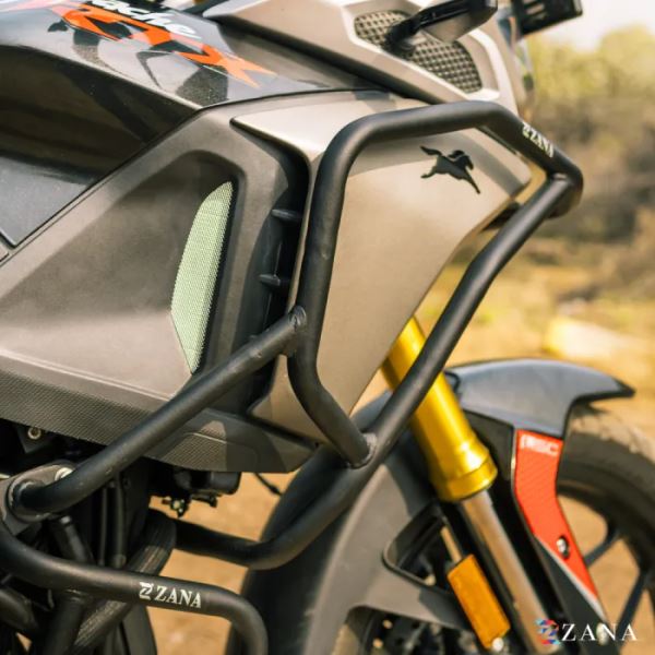 Zana Upper Fairing Guard (Black ) For TVS Apache RTX 300-ZI-8711