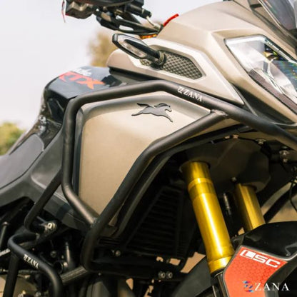 Zana Upper Fairing Guard (Black ) For TVS Apache RTX 300-ZI-8711