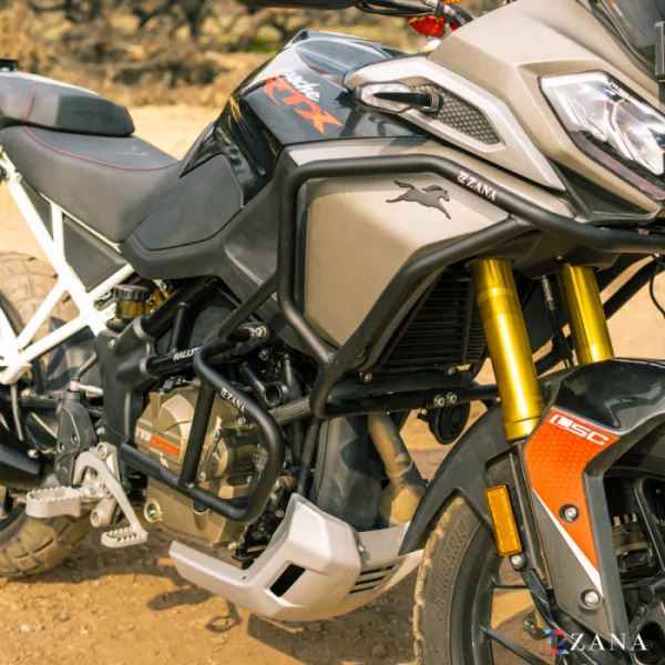 Zana Upper & Lower Crash Guard Combo For TVS Apache RTX 300-ZI-8711 / ZI-8716