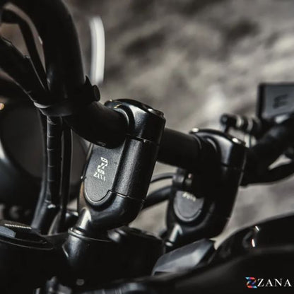 Zana Vertical Handlebar Riser Texture Matt Black For Himalayan 450-ZI-8532
