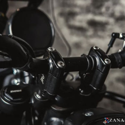 Zana Vertical Handlebar Riser Texture Matt Black For Himalayan 450-ZI-8532