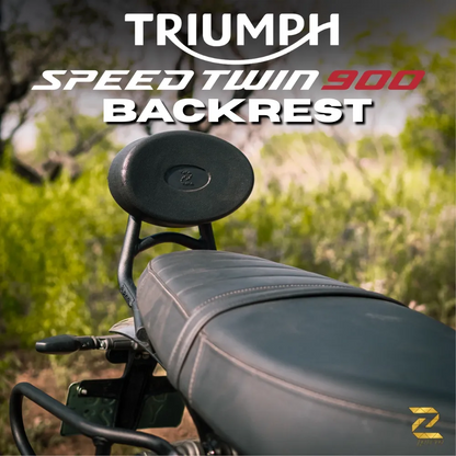 Zana Z Pro Backrest Ovel Cushion For Speed Twin 900 - ZP-149