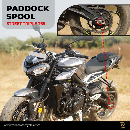 Zana Z Pro Paddock Spools For Triumph street Triple 765 - ZP-110