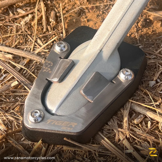 Zana Z Pro Side Stand Extender For Triumph Tiger 850 ( Aluminum & Stainless-Steel)