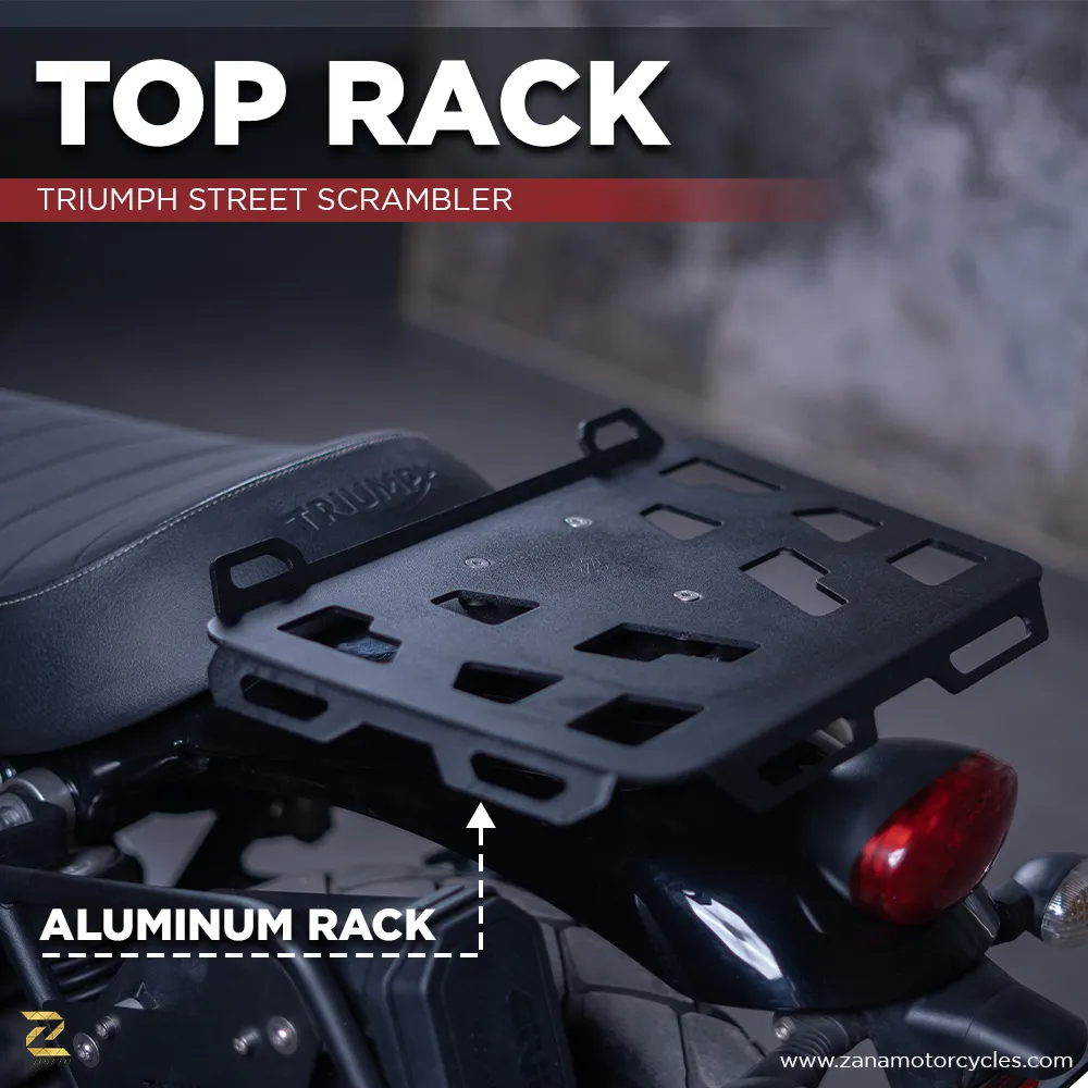 Zana Z Pro Top Rack Plate (Big) For Triumph Street Scrambler 900 - ZP-073