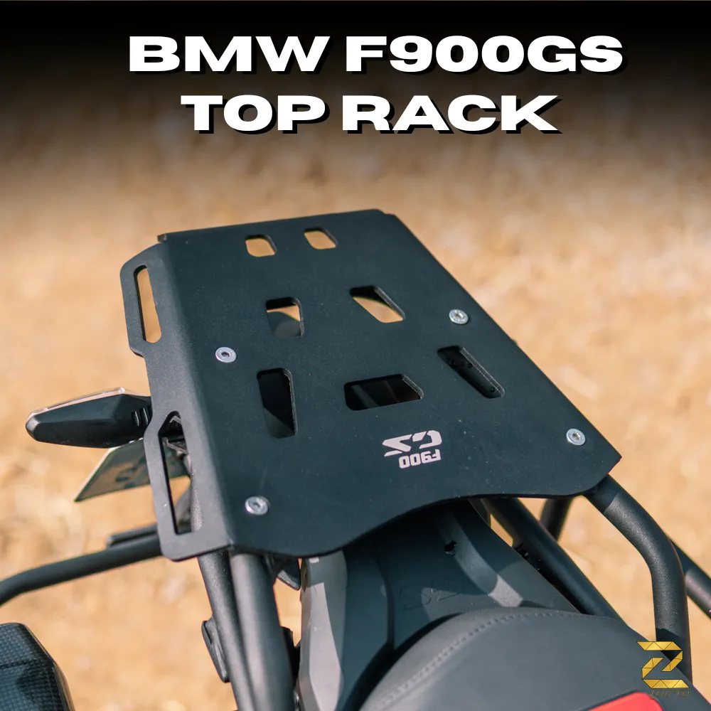 Zana Z Pro Top Rack With Plate For BMW F 900 GS (Black) - ZP-145