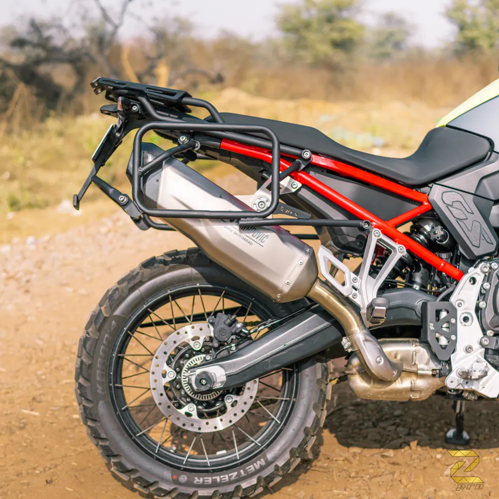 Zana Z Pro Top Rack With Plate For BMW F 900 GS (Black) - ZP-145