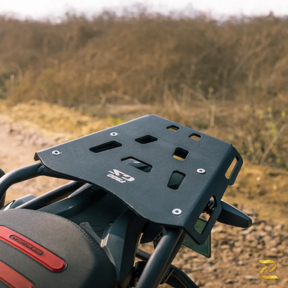Zana Z Pro Top Rack With Plate For BMW F 900 GS (Black) - ZP-145