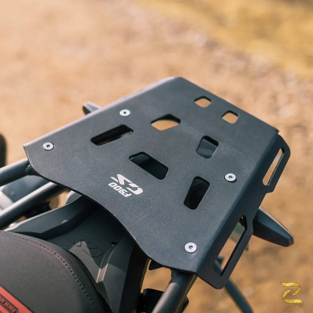 Zana Z Pro Top Rack With Plate For BMW F 900 GS (Black) - ZP-145