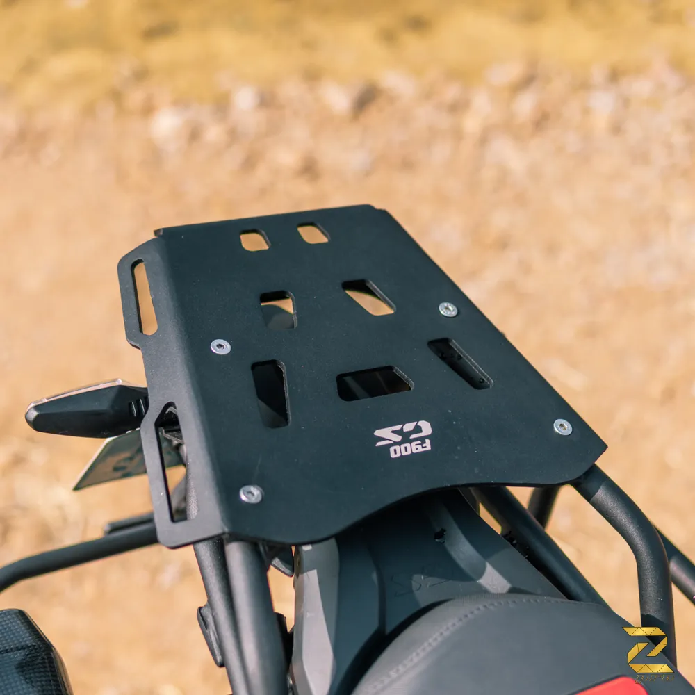 Zana Z Pro Top Rack With Plate For BMW F 900 GS (Black) - ZP-145