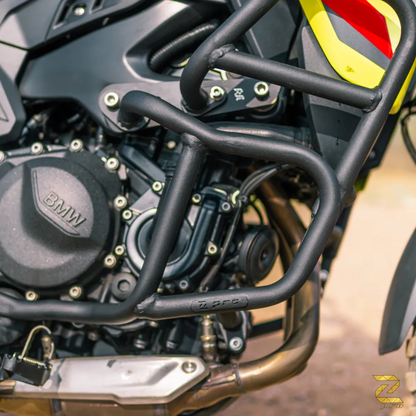 Zana Z Pro Upper & Lower Crash Guard Set For BMW F900 GS (Black) (Coming Soon) - ZP-142 / ZP-140