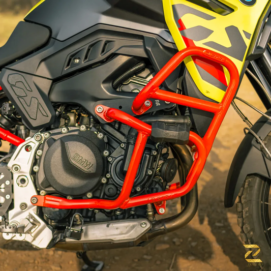 Zana Z Pro Upper & Lower Crash Guard Set For BMW F900 GS (Red) (Coming Soon) - ZP-143 / ZP-141