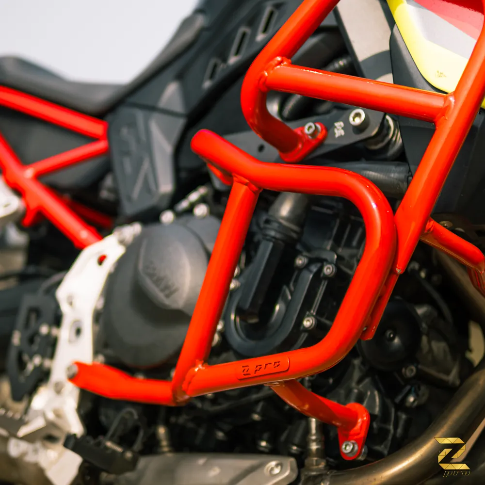Zana Z Pro Upper & Lower Crash Guard Set For BMW F900 GS (Red) (Coming Soon) - ZP-143 / ZP-141