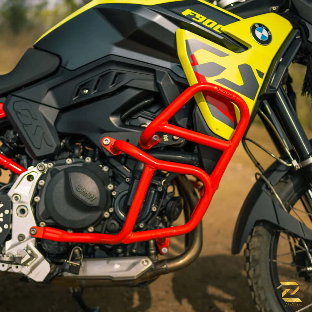 Zana Z Pro Upper & Lower Crash Guard Set For BMW F900 GS (Red) (Coming Soon) - ZP-143 / ZP-141