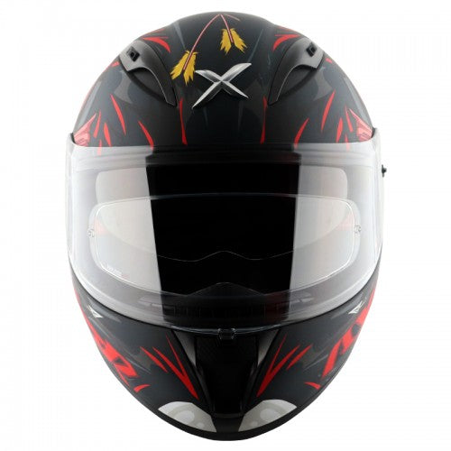 Zazu Helmet - Matt Black & Red
