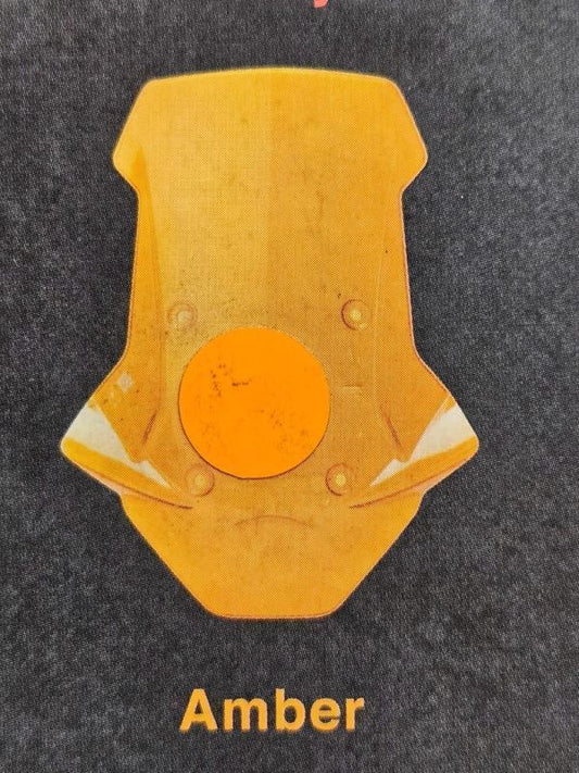 Zhipat Visor Glass Windshield Yamaha Aerox Windscreen Design V2 Aerodynamic (AMBER)