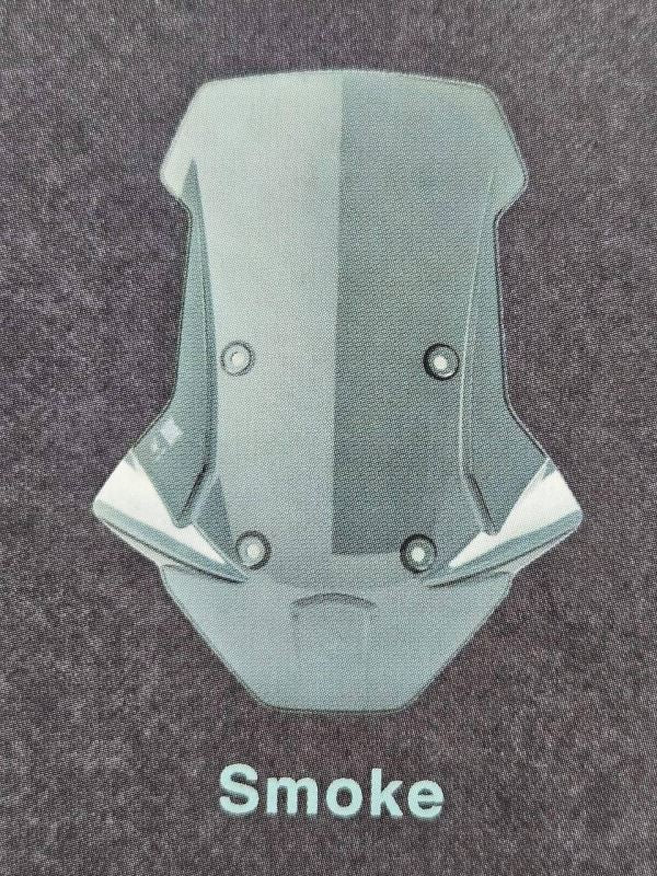 Zhipat Visor Glass Windshield Yamaha Aerox Windscreen Design V2 Aerodynamic (SMOKE)