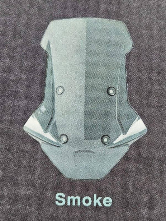Zhipat Visor Glass Windshield Yamaha Aerox Windscreen Design V2 Aerodynamic (SMOKE)