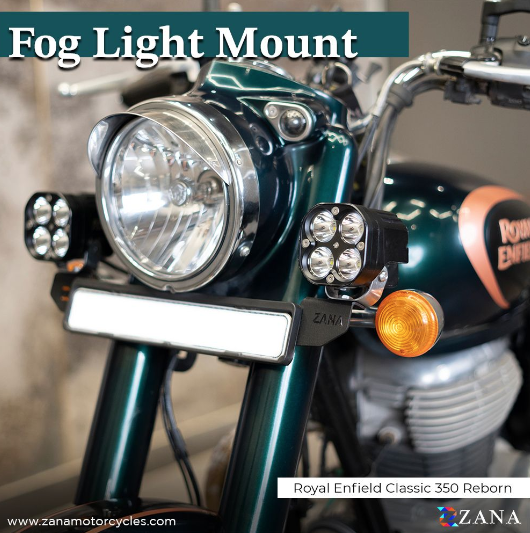 Fog Light Mount for RE Classic 350 Reborn-ZANA - ZI-8353