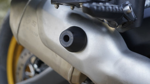 Aluminium Exhaust Protector for Himalayan 450 - Carbon Racing - Riders Junction