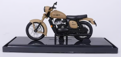 Maisto Diecast 1/18 Jawa Yezdi Motorcycle - Light Brown Motorbike-39335