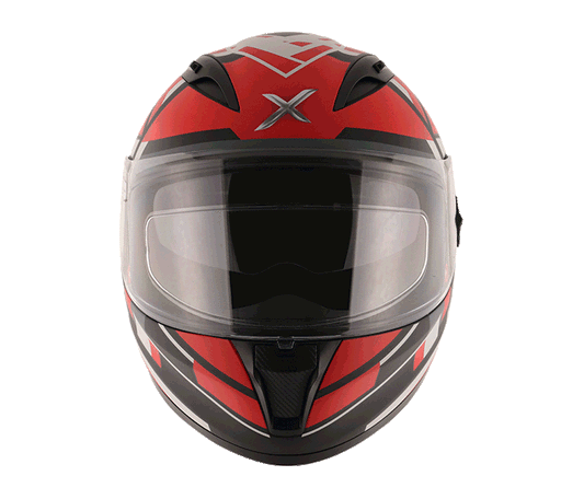 axor street crazy black red helmet