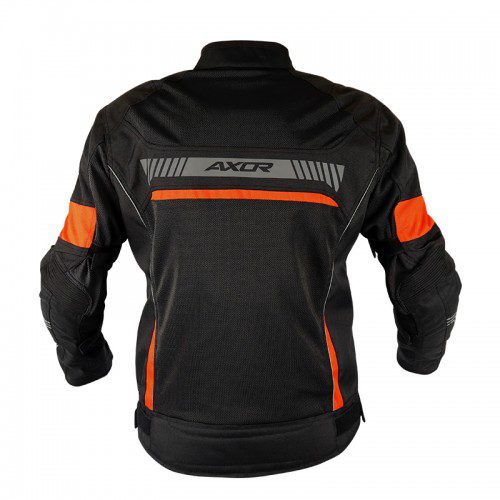 AXOR CRUISE 2 Riding Jacket - Black Orange