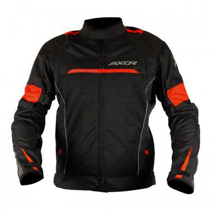 AXOR CRUISE 2 Riding Jacket - Black Orange