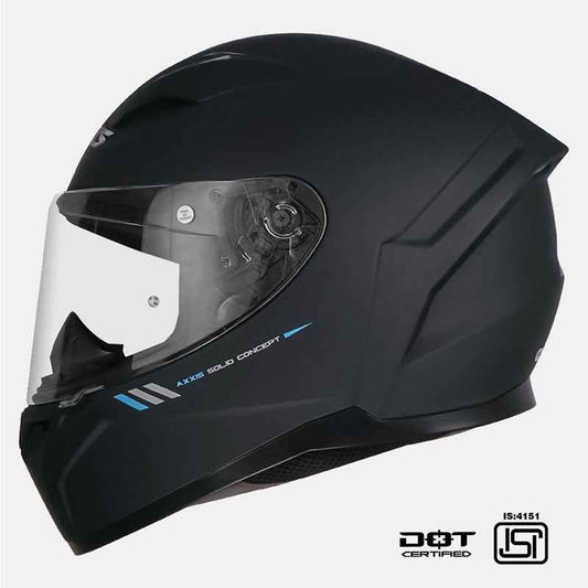 Axxis Segment Solid Matt Black Helmet